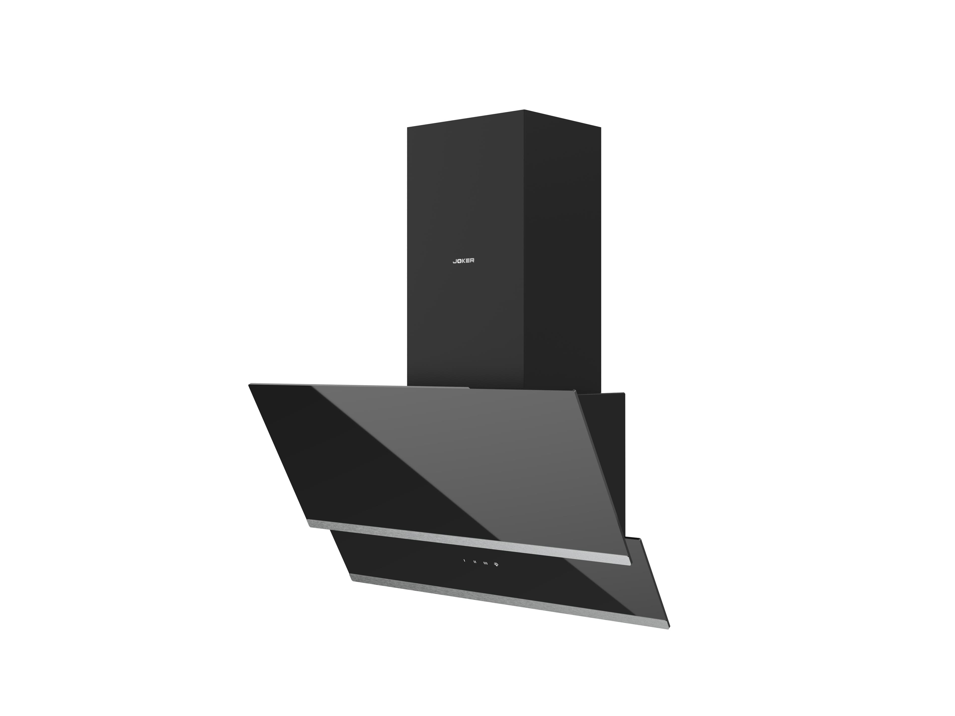 Hotte Décorative Murale 60 cm — Noir — JHCBW-18-60-B