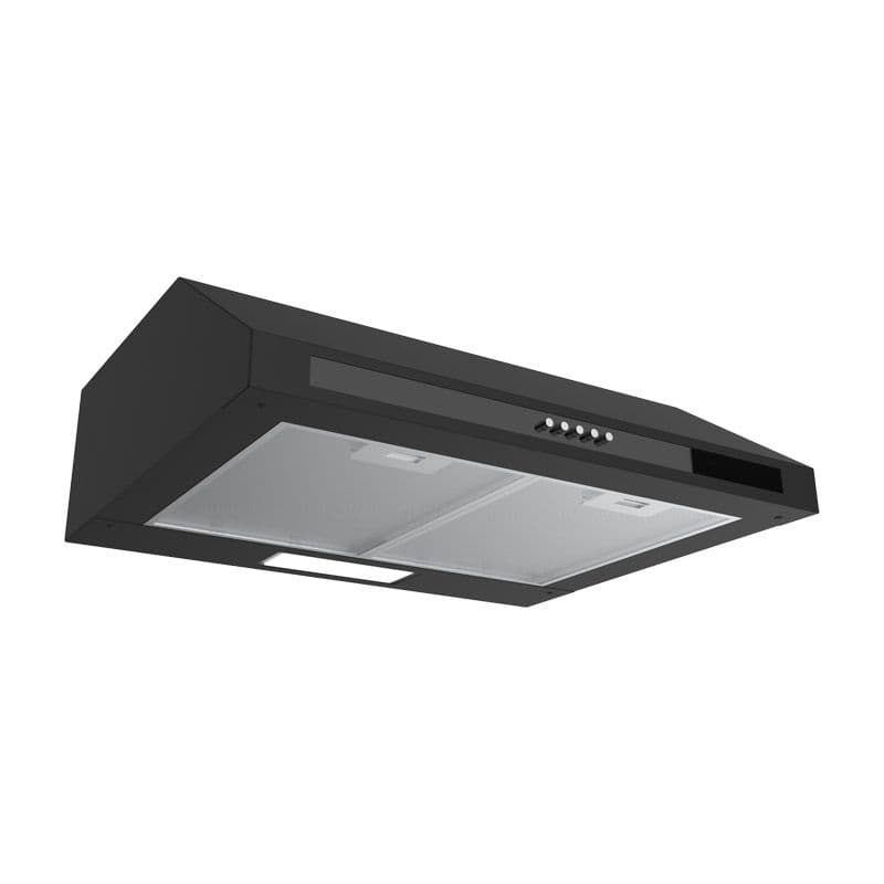 Hotte Casquette Design 60 cm — Noir