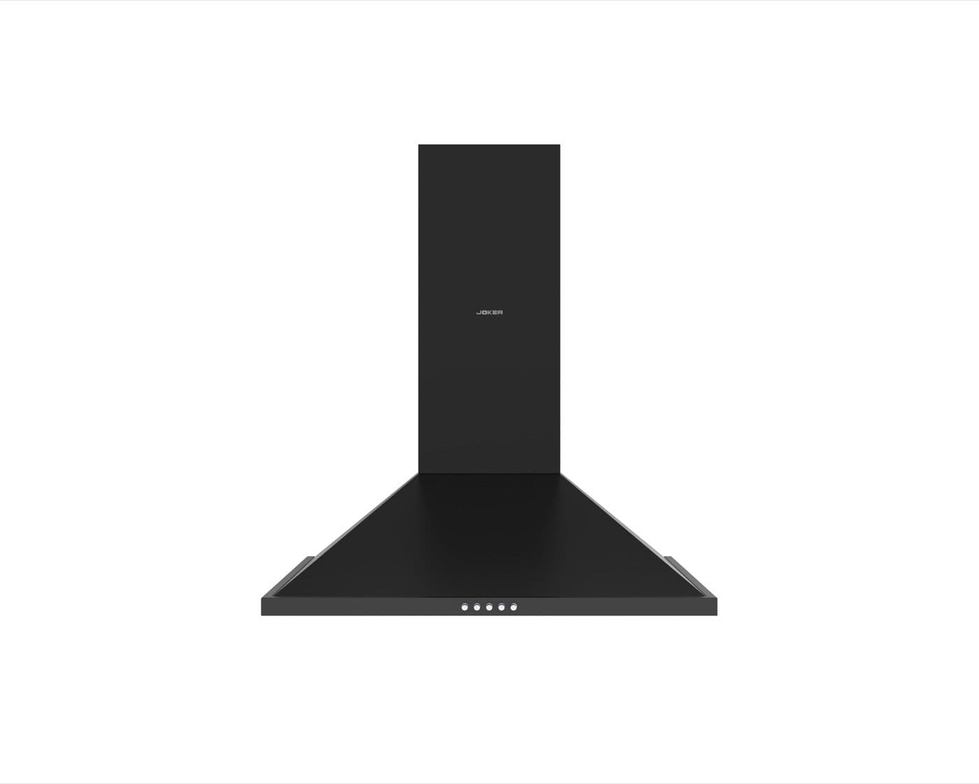 Hotte Pyramide Élégante 60 cm — Noir — JHCTW-10-60-B